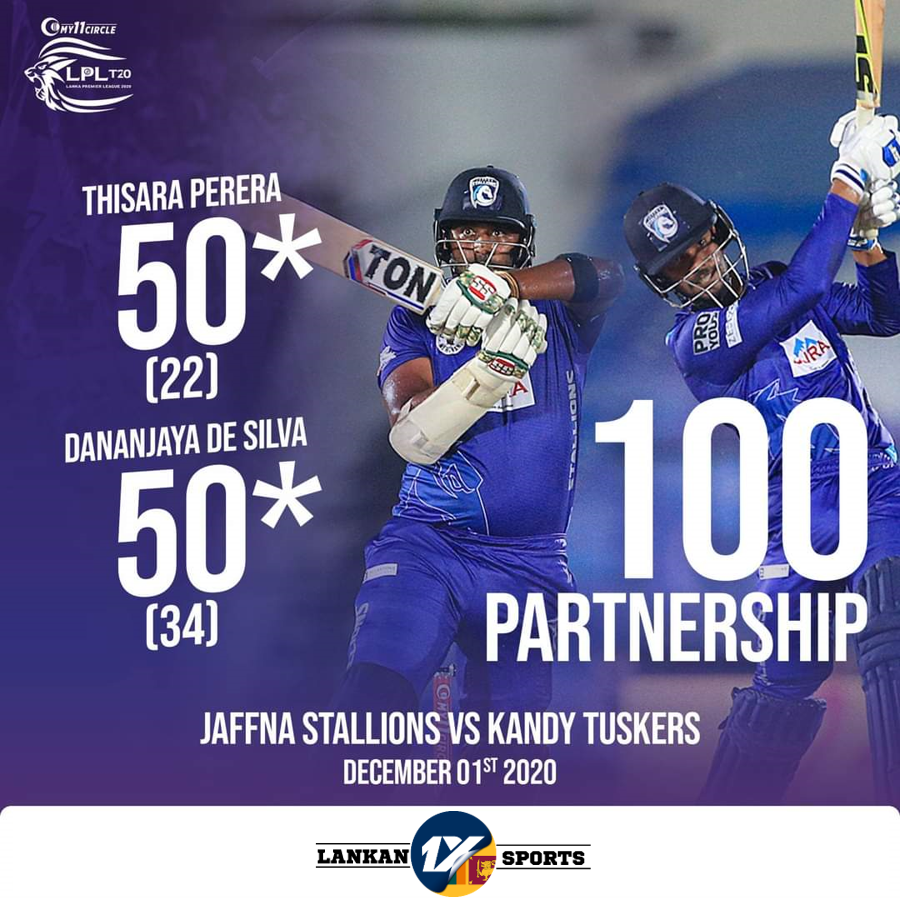 ජැෆ්නා ස්ටැලියන්ස් අපරාජිතව ඉදිරියටම