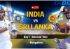 India vs Sri Lanka -2nd Test