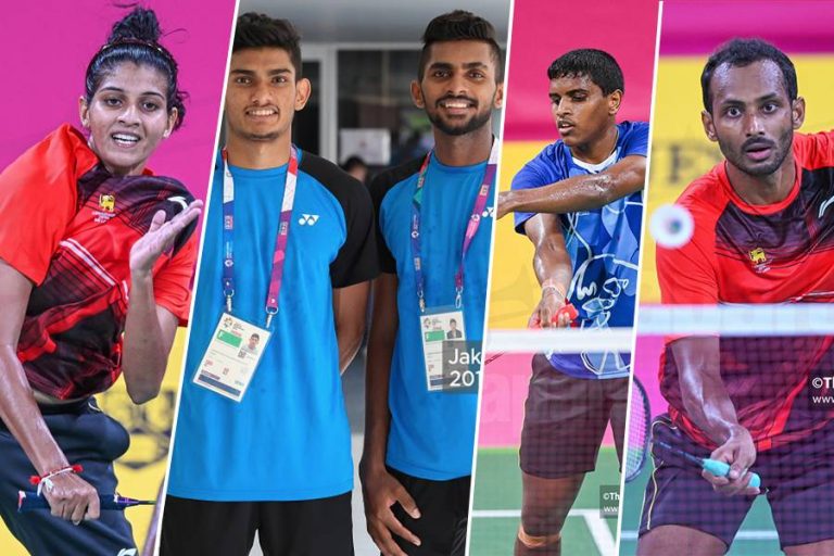 CWG 7වැනි දිනයේ ශ්‍රී ලාංකික බැඩ්මින්ටන් ක්‍රීඩකයෝ තම අණසක පතුරවයි.