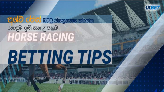 අශ්ව රේස් ඔට්ටු දිනන්න හොදම ඉගි සහ උපක්‍රම 1Xbet Horse Racing Betting Tips & Tricks