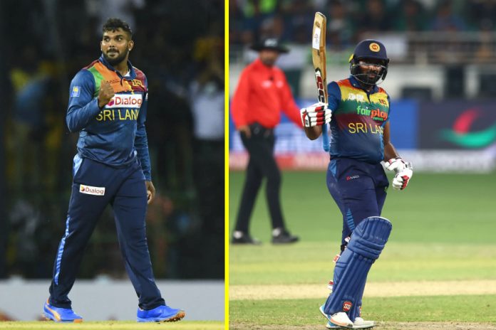 Vanindu and Bhanuka further up the cricket rankings lists