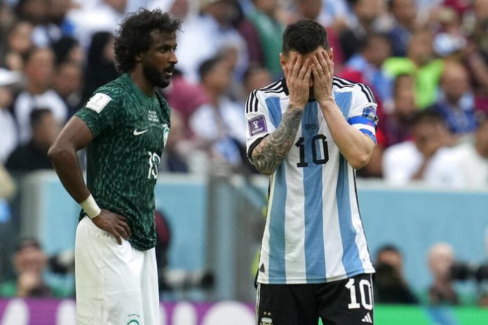 ආජන්ටිනාව පරදා සෞදිය සවුදිය පුරයි -Saudi Arabia defeats Argentina