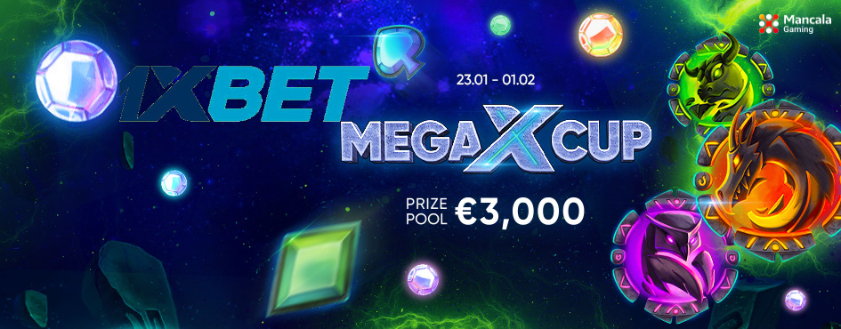 1XBET සමග MEGA X CUP -PLAY & WIN MEGA X CUP