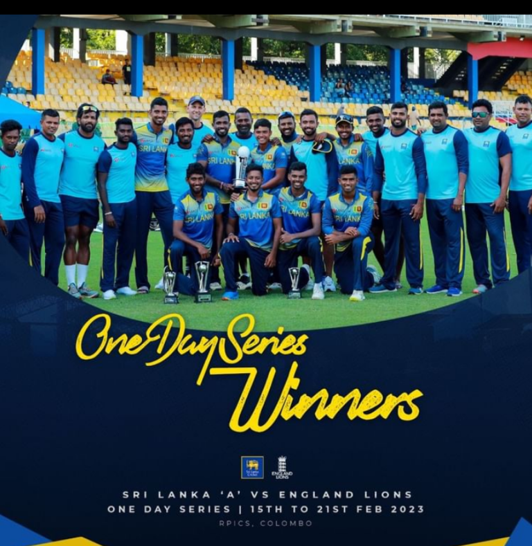 Lions පරදා ශ්‍රී ලංකා A කණ්ඩායම තරගාවලි ජය සමරති! England Lions lose one-day series to Sri Lanka A after Colombo defeat