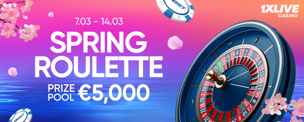 1XBET SPRING ROULETTE..!