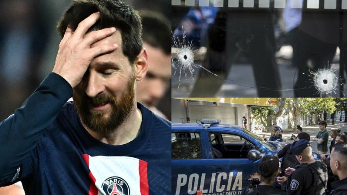 වෙඩි ප්‍රහාර සමඟින් Messiට අනතුරු ඇඟවීමක් -Gunmen threaten Messi,shoot up family-owned supermarket