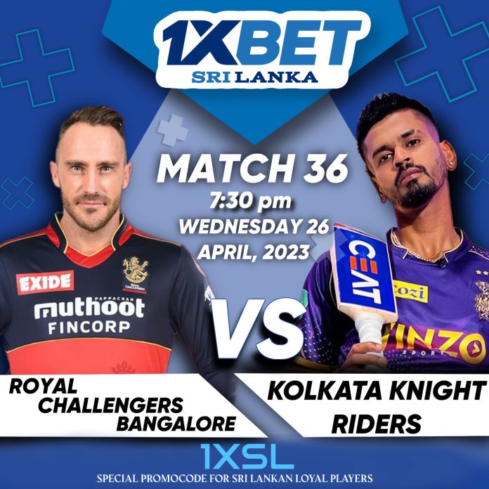 Royal Challengers Bangalore vs Kolkata Knight Riders තරඟ විශ්ලේෂණය -IPL 2023, Royal Challengers Bangalore vs Kolkata Knight Riders- Match Analysis