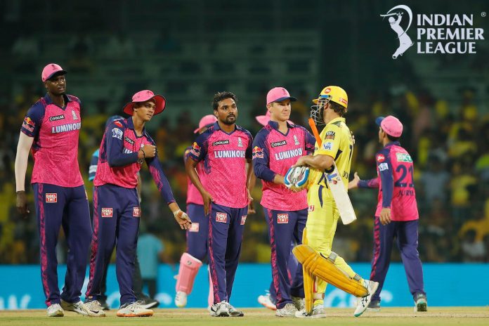 CSKපරදා RAJASTHAN ROYALS ලකුණු අතර පෙරමුණට - Rajasthan Royals lead on points after CSK defeat