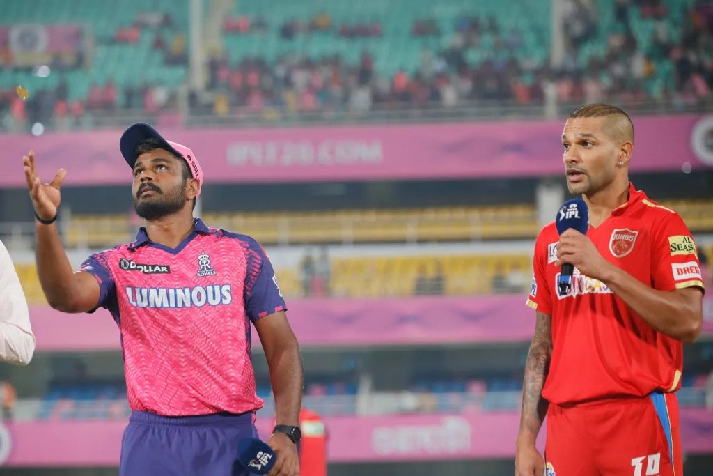 SHIKAR DHAWAN සහ Ellis රාජස්තාන් රෝයල්ස් දනගස්වයි -Punjab Kings beat Rajasthan Royals by 5 runs in a thriller