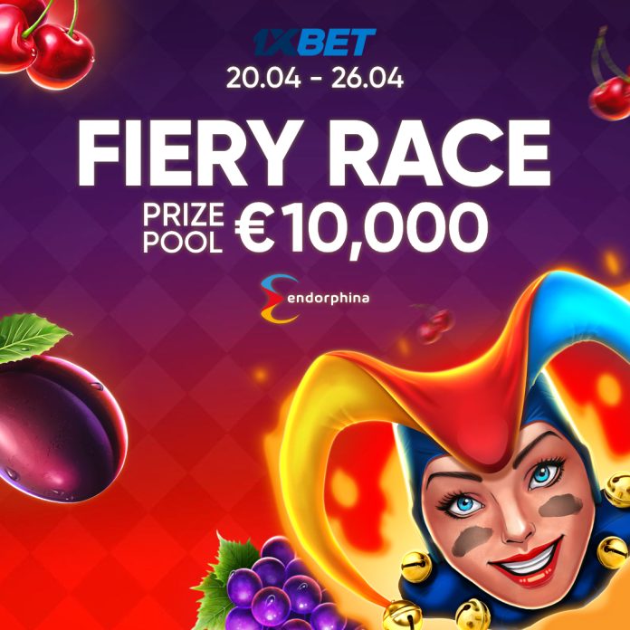 1XBET FIERY RACE PLAY AND WIN A SHARE OF €10,000!
