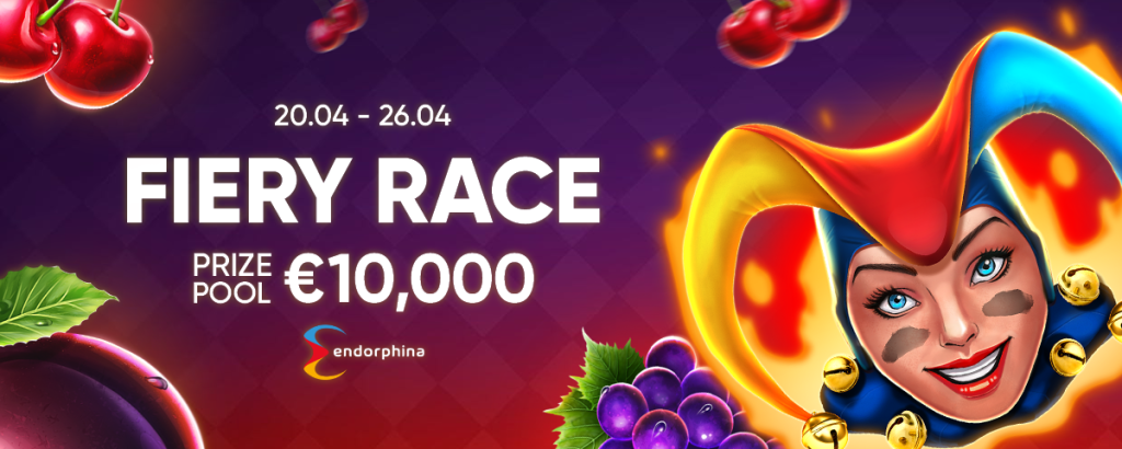 1XBET FIERY RACE  PLAY AND WIN A SHARE OF €10,000!