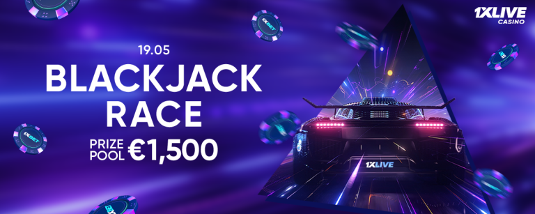 BLACKJACK RACE WITH 1XBET