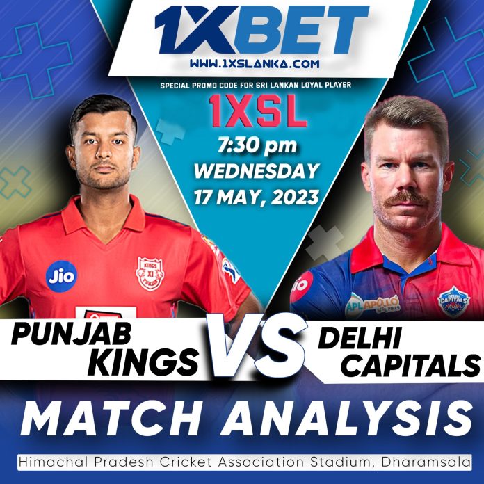 Punjab Kings vs Delhi Capitals තරඟ විශ්ලේෂණය – IPL 2023, Punjab Kings vs Delhi Capitals Match Analysis. Indian Premier League 2023