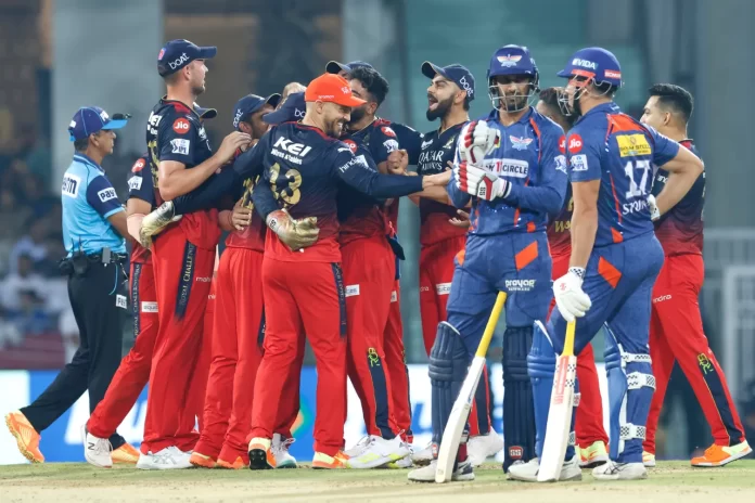 RCB පන්දු බලඇණිය Lucknow පිතිකරණ බලඇණිය දණ ගස්වයි -RCB defeat LSG while defending a total as low as 127 in match 43 of IPL 2023.