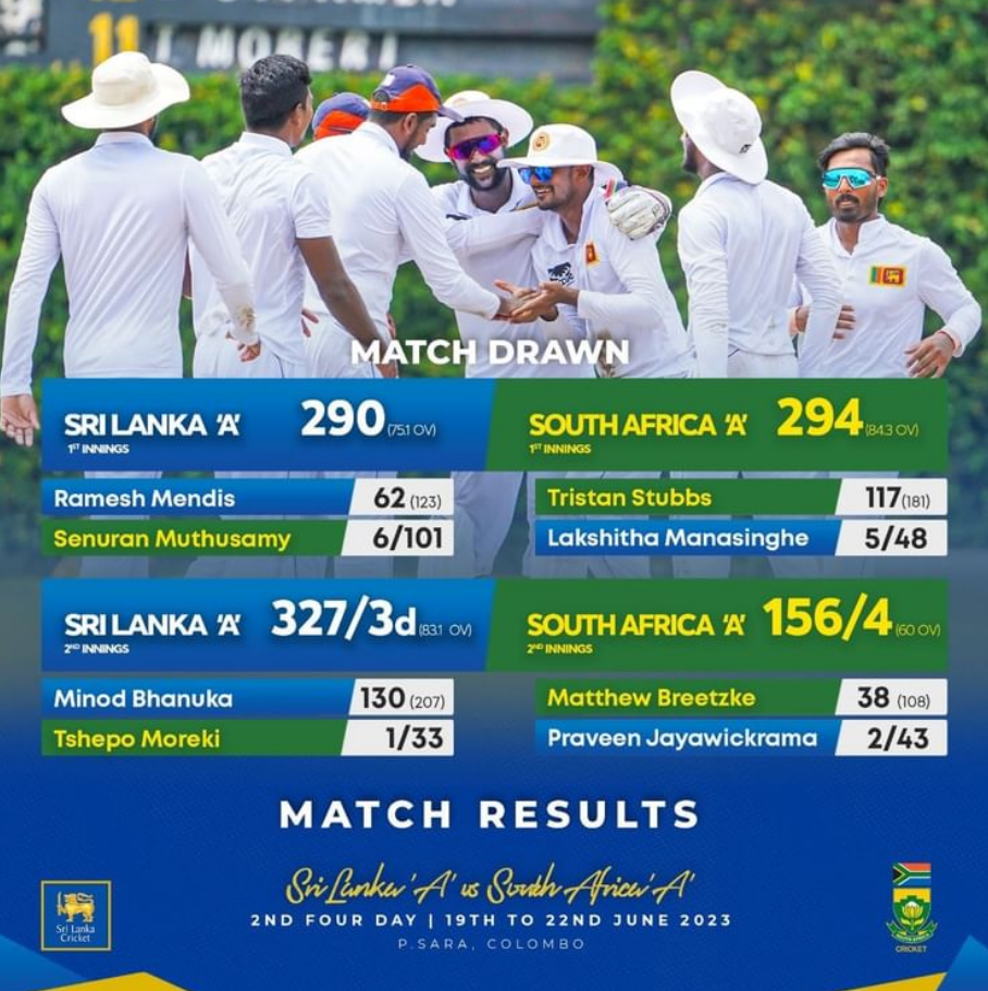 ශ්‍රී ලංකාව 1-0ක් ලෙස තරගාවලිය ජය ගනී Sri Lanka wins the series 1-0