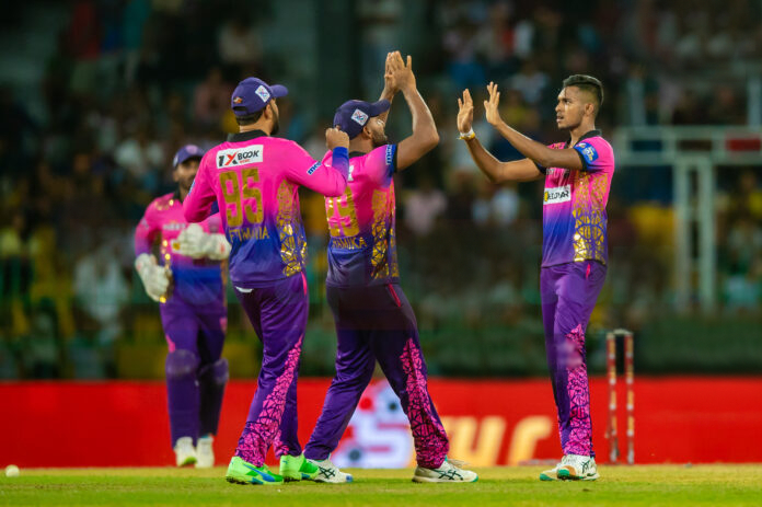 COLOMBO STRIKERS , නුවරට තරු පෙන්වයි - Colombo Strikers clinch thriller to keep Playoff chances alive Lanka Premier League 2023