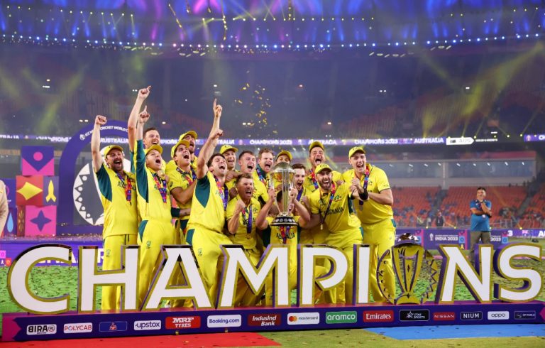 භාරත පුතුන් පරදා කැන්ගරු දේශයට 6 වැනි වරටත් ලෝක කුසලාන‍ය.- Australia break Indian hearts to clinch their 6th Men’s World Cup title in 50-over cricket!