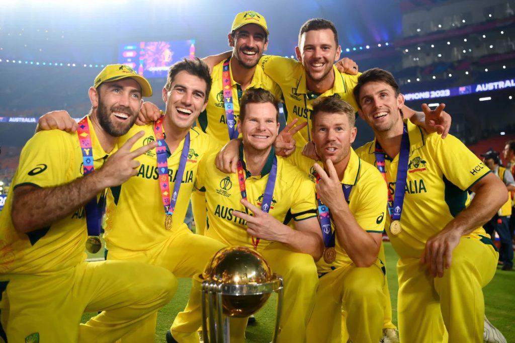 භාරත පුතුන් පරදා කැන්ගරු දේශයට 6 වැනි වරටත් ලෝක කුසලාන‍ය.- Australia break Indian hearts to clinch their 6th Men’s World Cup title in 50-over cricket!