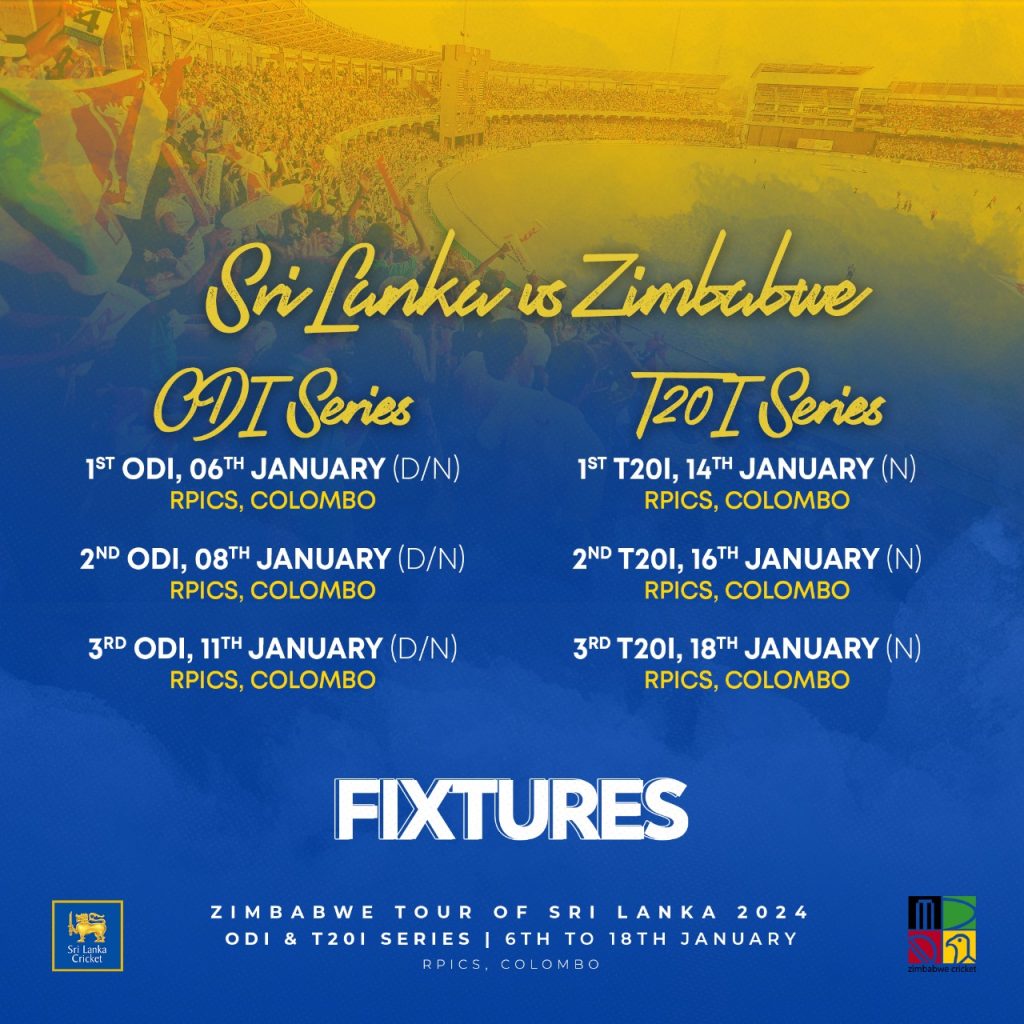 ශ්‍රී ලංකා – සිම්බාබ්වේ තරග සඳහා ප්‍රවේශ පත්‍ර විකිණීම ඇරඹේ-Tickets are released for the Sri Lanka-Zimbabwe matches.