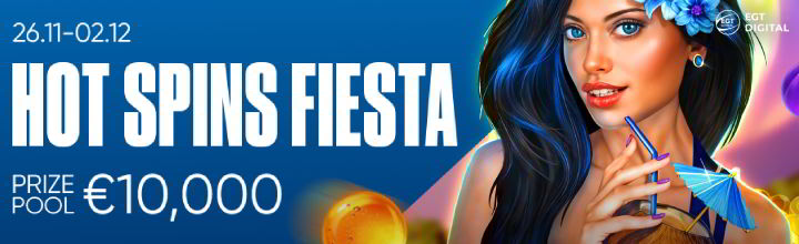 HOT SPINS FIESTA WITH 1X !