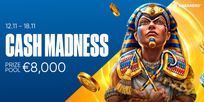 CASH MADNESS We're spicing up the slots with a prize! €8,000 for the winners!
