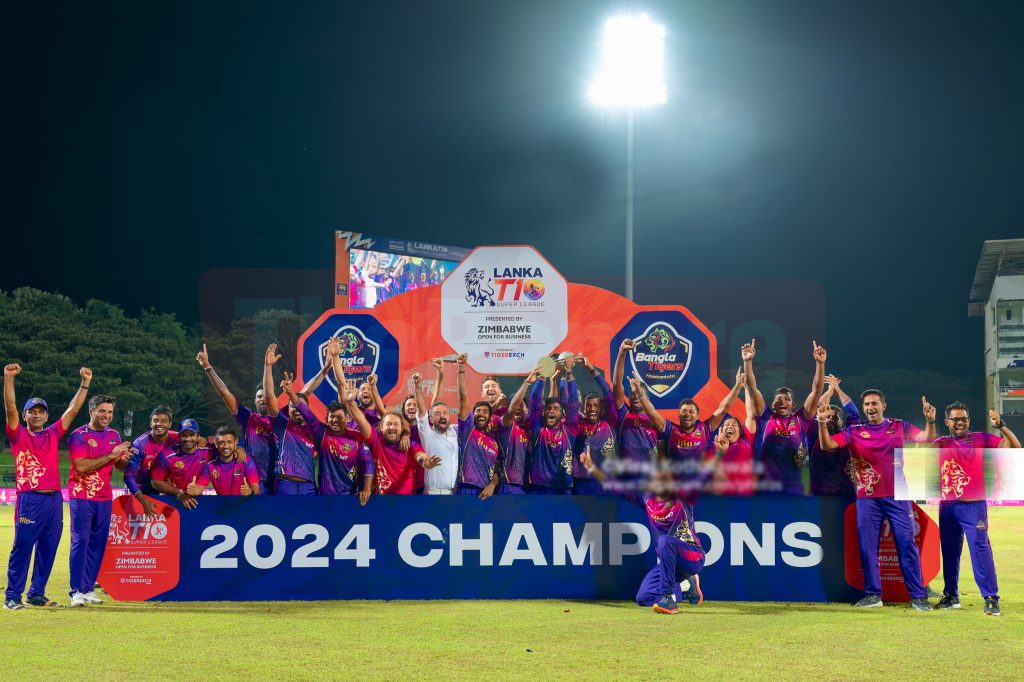 Hambantota මංගල T10 කිරුළ දිනයි!-Hambantota wins the inaugural T10 title!