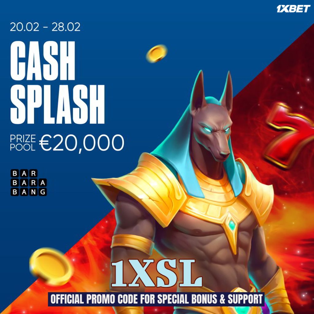 CASH SPLASH WITH 1X!