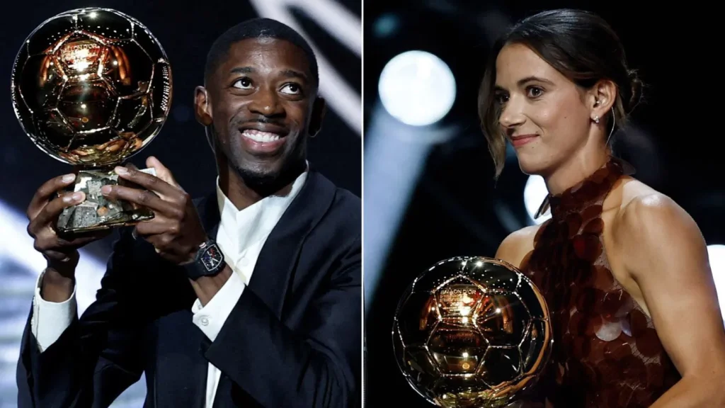 ප්‍රංශයේ Ousmane Dembele සහ ස්පාඤ්ඤයේ Aitana Bonmati විශිෂ්ටතම ක්‍රීඩකයා සහ ක්‍රීඩිකාව ලෙසින් සම්මාන දිනා ගනී
