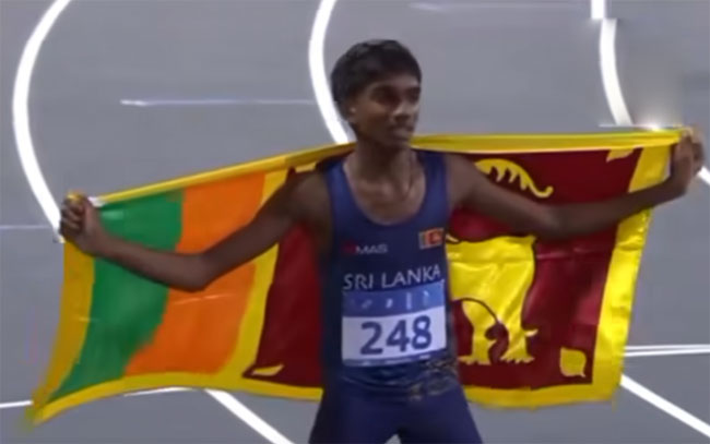 ආසියානු යොවුන් ක්‍රීඩා උළෙලේදී රන් පදක්කමක් සමග ලහිරු ඉතිහාසගතවෙයි!