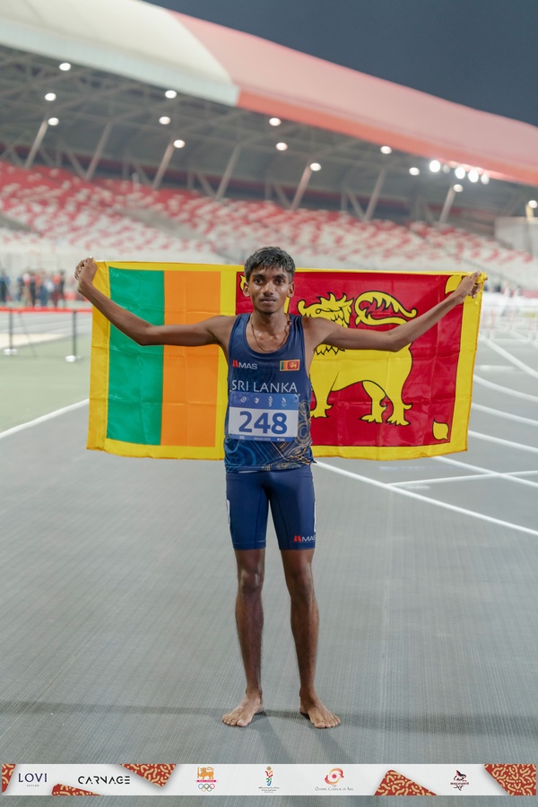 ආසියානු යොවුන් ක්‍රීඩා උළෙලේදී රන් පදක්කමක් සමග ලහිරු ඉතිහාසගතවෙයි!