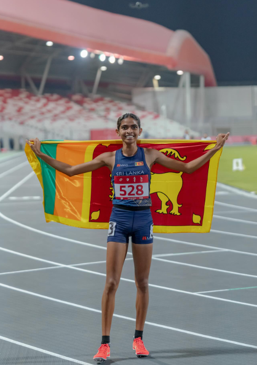 ආසියානු යොවුන් ක්‍රීඩා උළෙලේදී රන් පදක්කමක් සමග ලහිරු ඉතිහාසගතවෙයි!