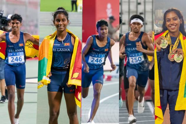 ආසියානු යොවුන් ක්රීඩා උළෙලේදී ශ්රී ලංකාවට රන් පදක්කම් 8ක්! ආසියානු යොවුන් ක්රීඩා උළෙලේදී ශ්රී ලංකාවට රන් පදක්කම් 8ක්!
