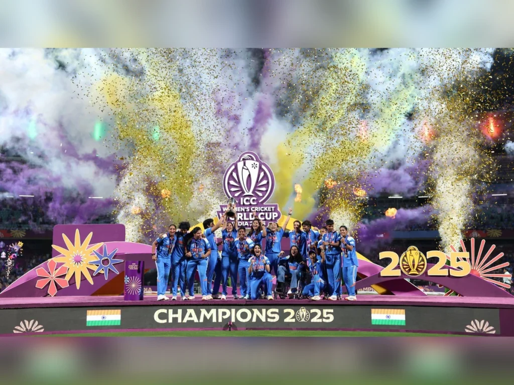 ඉන්දියාව ඓතිහාසික පළමු ICC කාන්තා ක්‍රිකට් ලෝක කුසලානය දිනා ගනී!