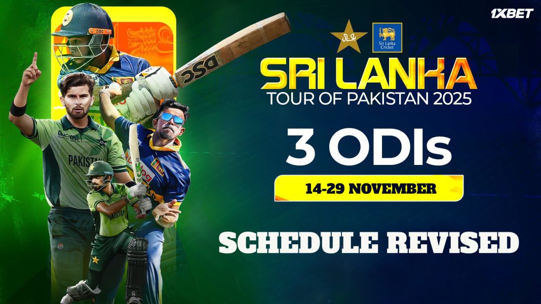 පාකිස්තාන - ශ්‍රී ලංකා එක්දින සහ විස්සයි20 තුන්කොන් තරඟාවලියේ කාලසටහන සංශෝධනය කෙරේ