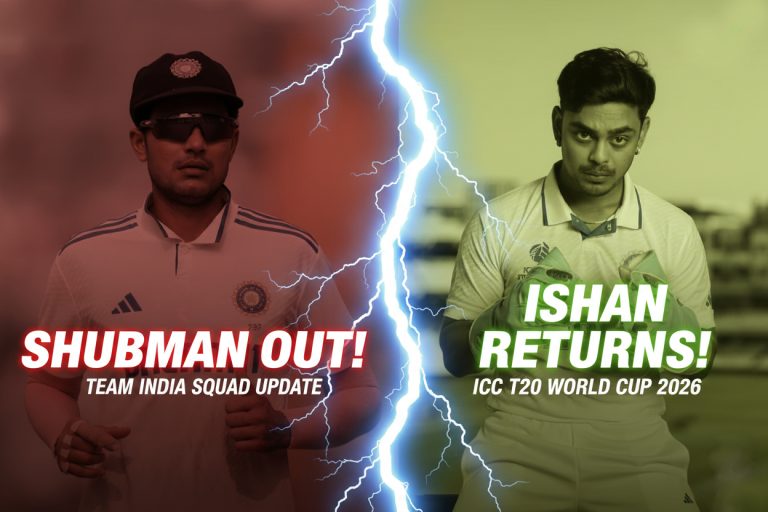 ඉෂාන් කිෂාන් ඇතුලට,උප නායක ශුබ්මන් ගිලි එලියට!