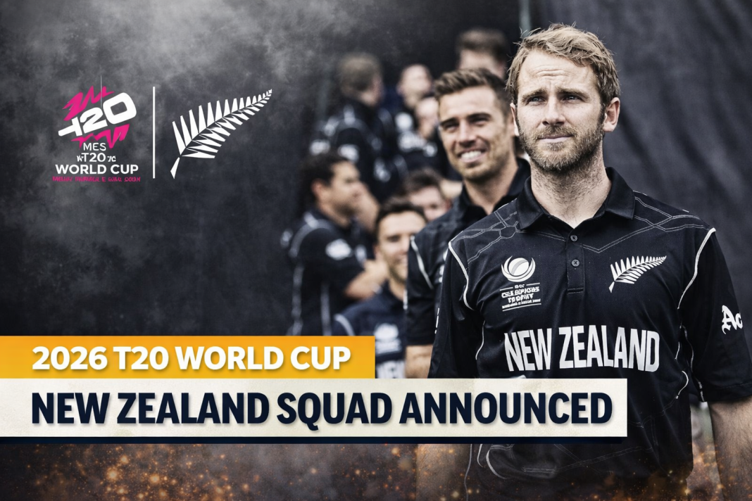 2026 T20 ලෝක කුසලානයට එන කලු හමුදා සංචිතය නම් කෙරේ!