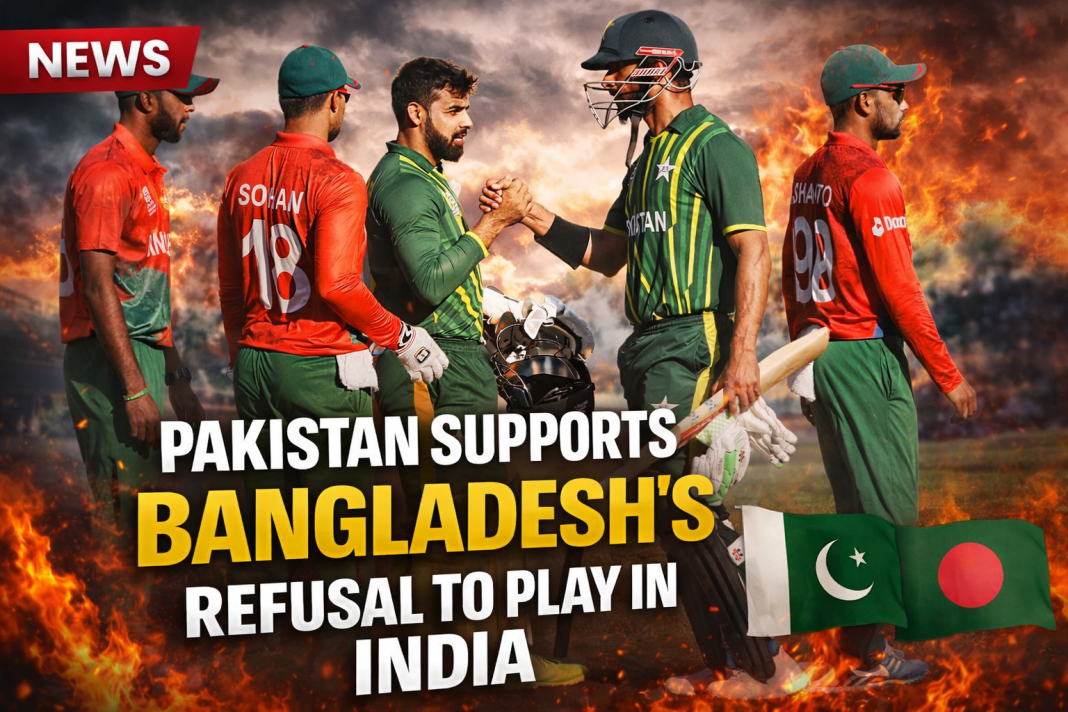 බංග්ලාදේශ ක්‍රිකට් මණ්ඩලයේ තීරණයට පාකිස්තාන සහය!