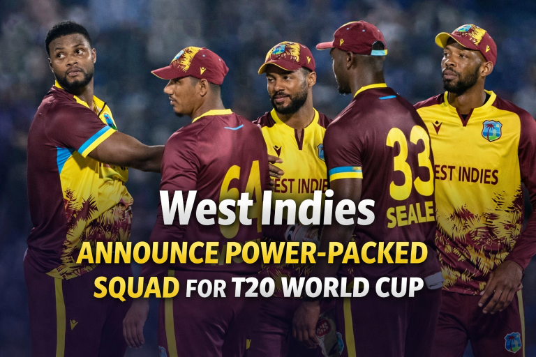 බටහිර ඉන්දීය කොදෙව්වන්ගෙන් බලගතු T20 ලෝක කුසලාන සංචිතයක්!